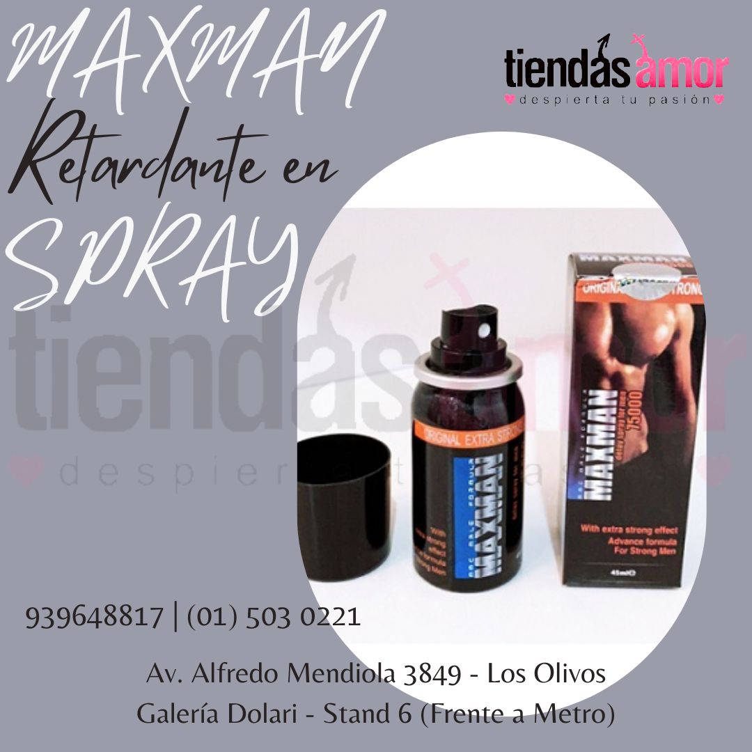 MAXMAN Spray retardador para hombres